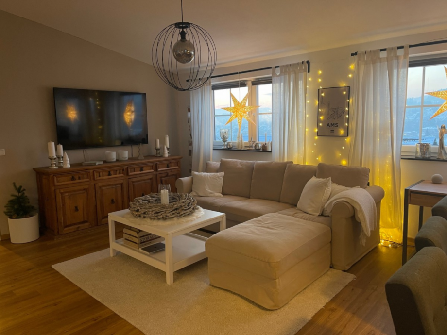Wohnzimmer Dachgeschosswohnung Balve