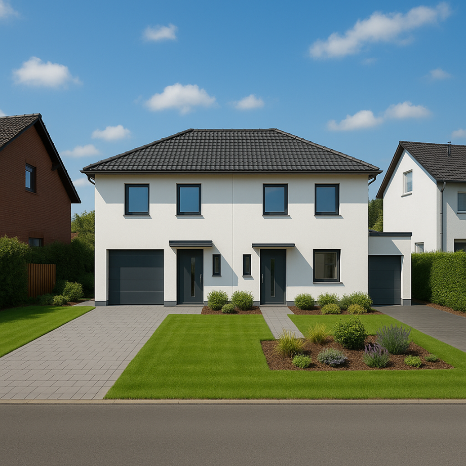 Visualisierung Baugrundst�ck mit Stadtvilla (Beispiel) Wohngrundst�ck Neuenrade