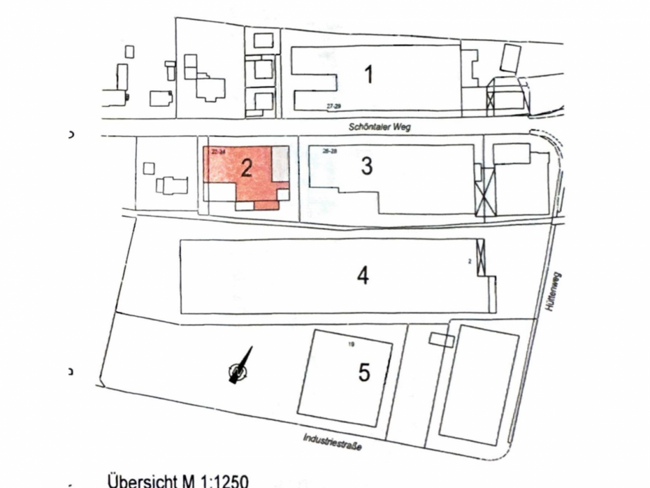 �bersicht Halle / Lager / Produktion Neuenrade