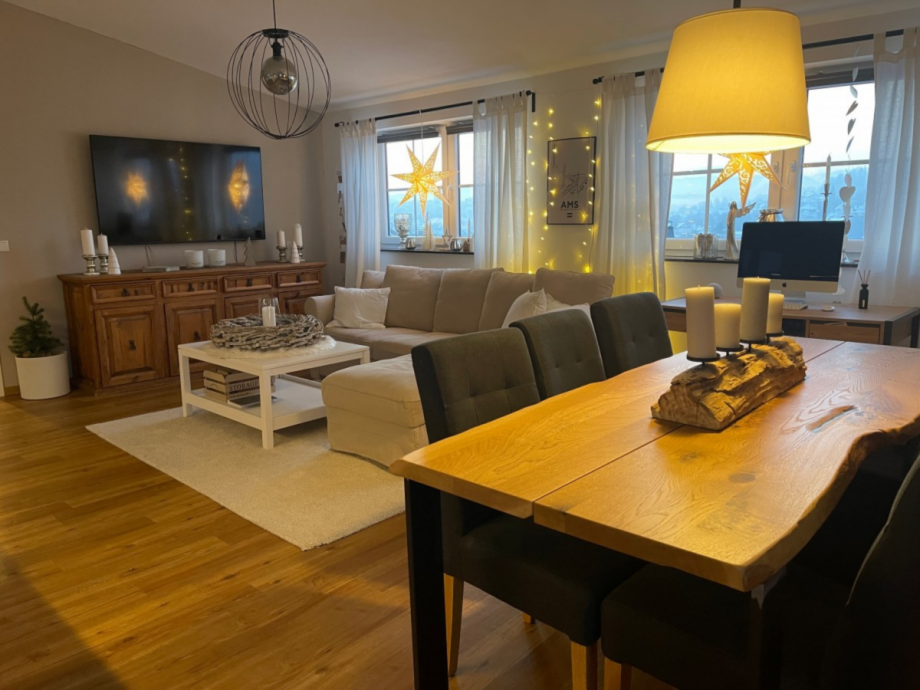 Wohnzimmer Dachgeschosswohnung Balve