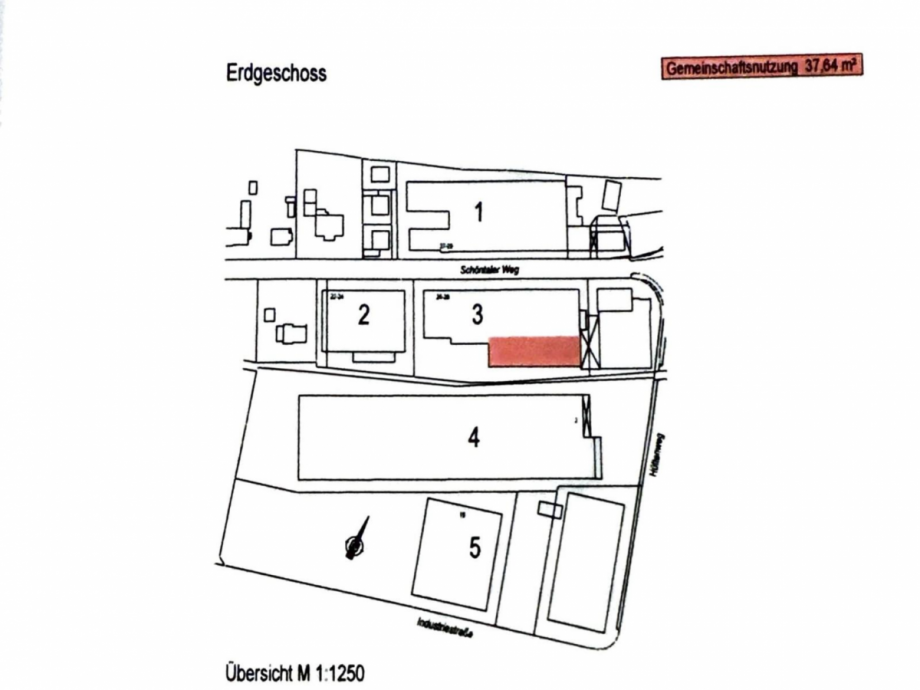 �bersicht Halle / Lager / Produktion Neuenrade