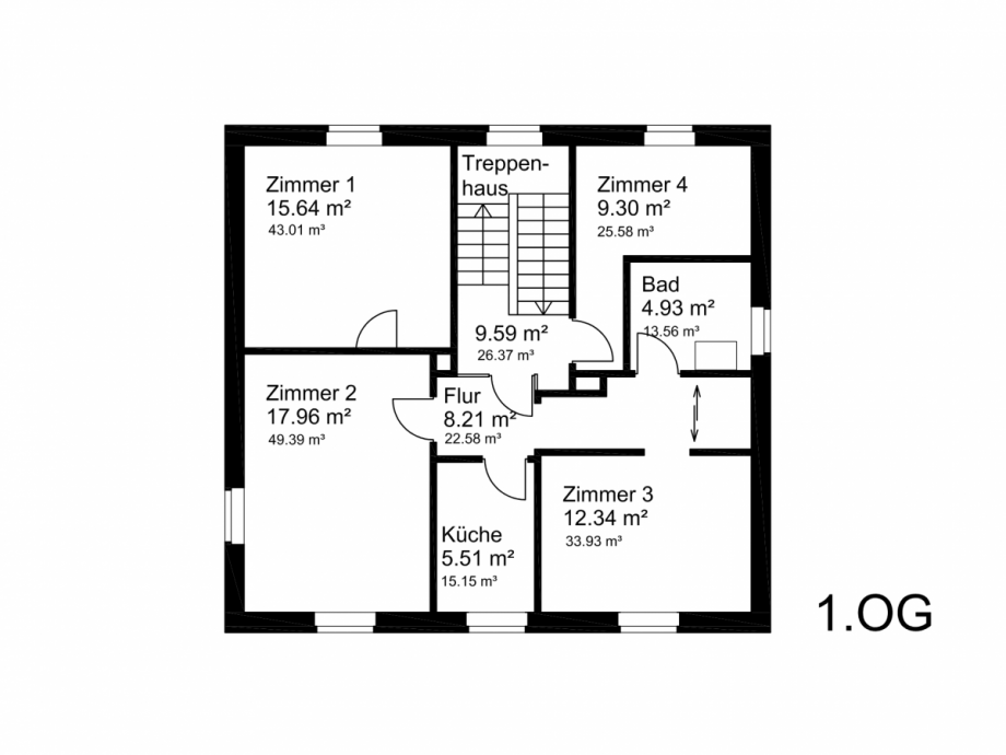 Obergeschoss Mehrfamilienhaus Balve