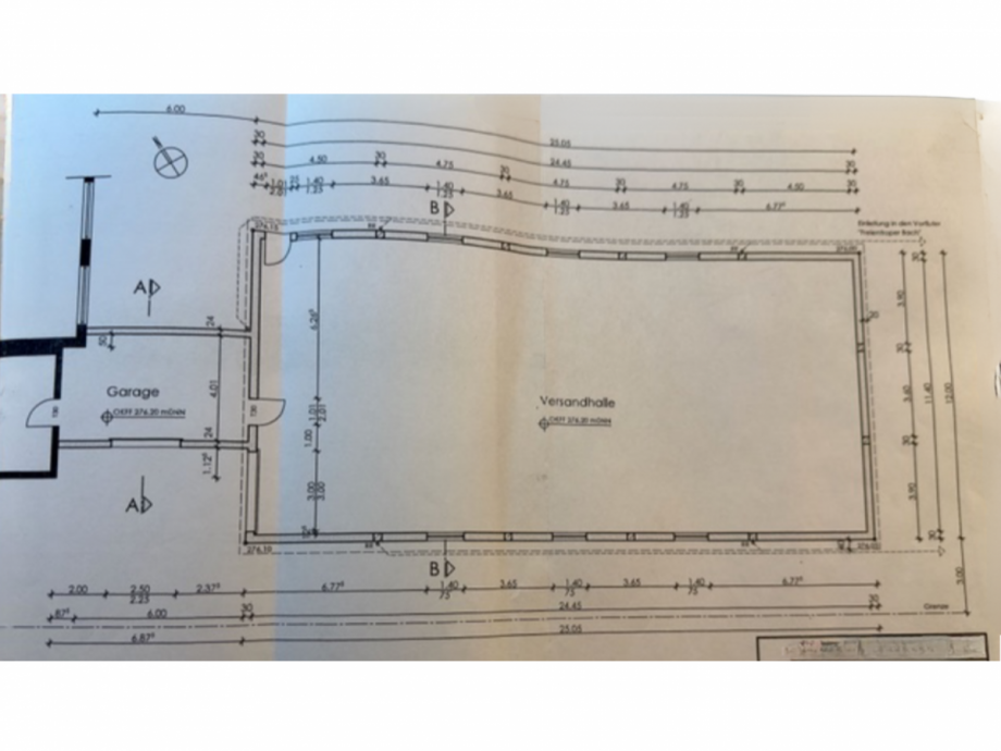 Grundriss Versandhalle sonstige Neuenrade