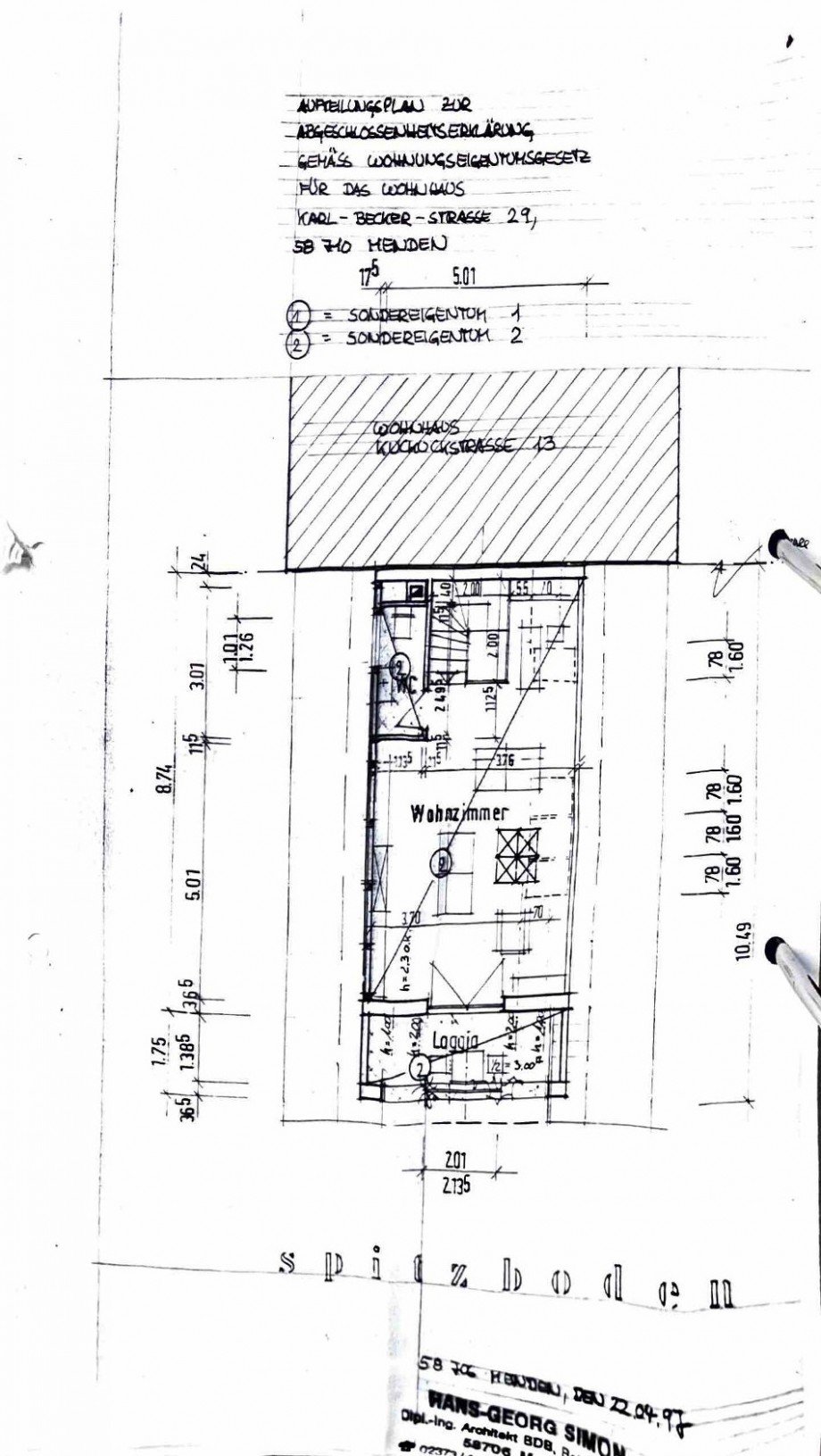 Grundriss-DG-2 Maisonettewohnung Menden (Sauerland)