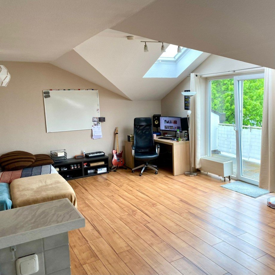 Wohnzimmer Dachgeschosswohnung Iserlohn