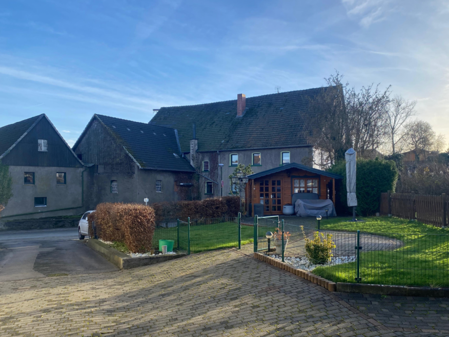 Gartenansicht Doppelhaush�lfte Balve