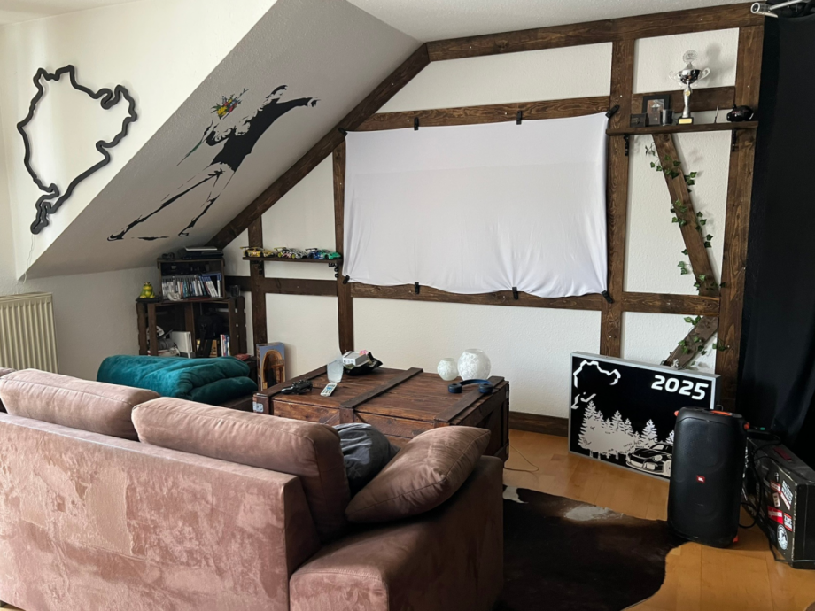 Wohnzimmer Dachgeschosswohnung Iserlohn