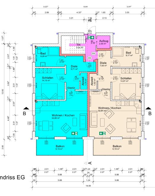 Grundriss Etagenwohnung Balve