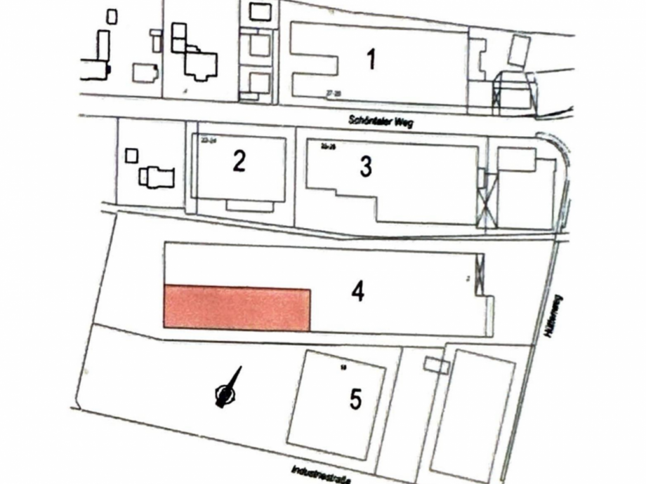 �bersicht Halle / Lager / Produktion Neuenrade